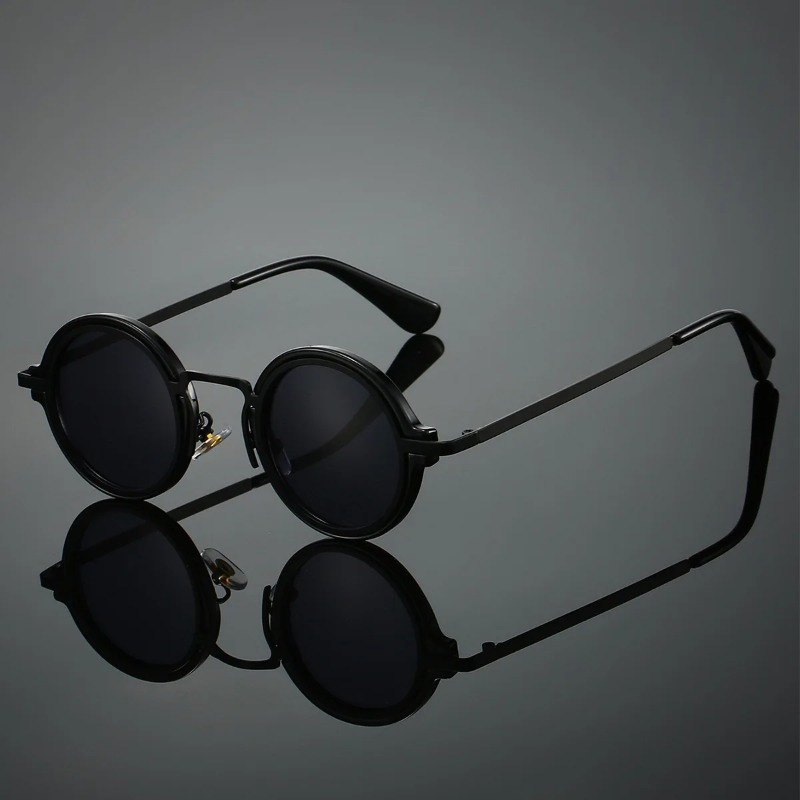 Quality Men'S Accessories - Новые ретро-солнцезащитные очки в металлической круглой